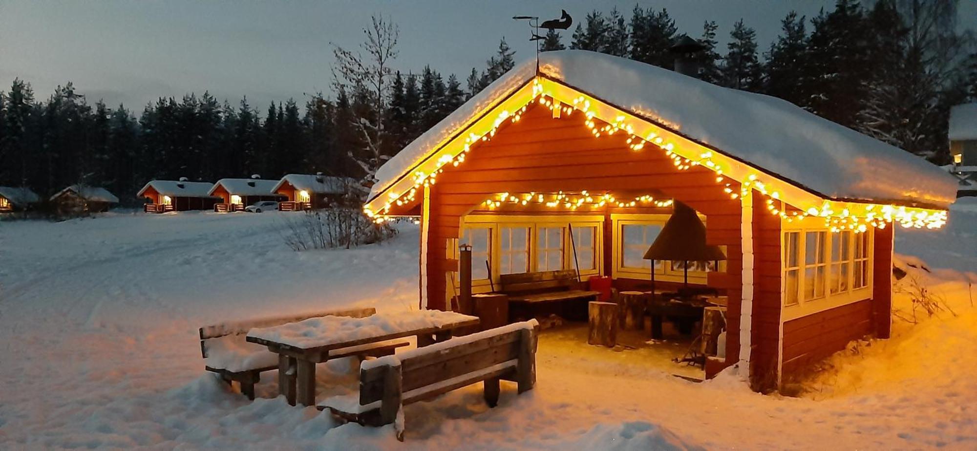Korvala Log Cabins ภายนอก รูปภาพ