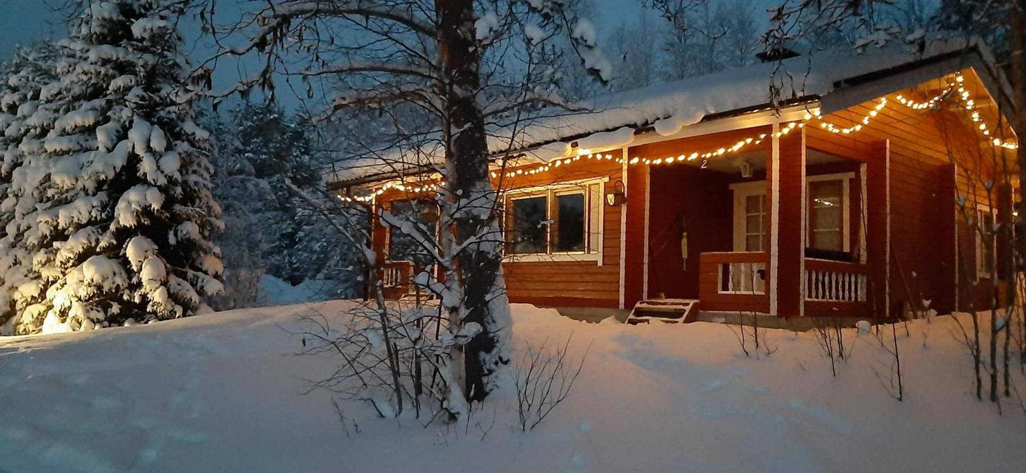 Korvala Log Cabins ภายนอก รูปภาพ